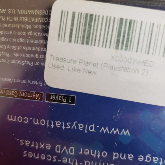 Disney's Treasure Planet Game Playstation 2 PS2 Graded By Gaming Store Resealed‎ - Picture 4 of 4